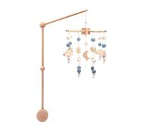 Cloche De Lit Mobile En Bois Pour Bébé,Support De Jouet,Support De Bras,Cintre,Cpull - Type 2pcs Blue Moon