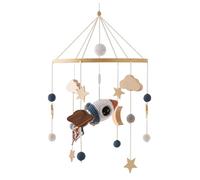 Cloche De Lit Mobile Rotative - Empêche Les Pleurs Du Nouveau-né | Carillon À Vent Décoratif Rotatif | Cloche De Lit Apaisante Suspendue Pour Bébé | Berceau Et Cloche De Lit Pour Bébés De 0 À 3 Ans, G
