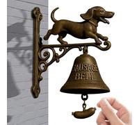 Cloche de magasinage - Cloche de sorcière teckel intéressante - Anneau manuel à suspendre pour ouvrir la maison, le mur, la pendaison de crémaillère, le jardin, la clôture, le magasin, la cour, les