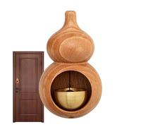 Cloche de marchand magnétique - Sonnette magnétique en bois en forme de avec son clair | Sonnette de porte d'entrée, cloche en laiton, carillon à vent, sonnette