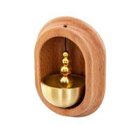 Cloche de marchands - Cloche d'entrée de bienvenue, ornements de porte d'entrée, décoration à suspendre | Sonnette d'ouverture de porte magnétique attachée, anneau de sonnette magnétique en laiton