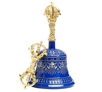 Cloche de méditation bouddhiste tibétaine, cloches qui peuvent être utilisées pour les messes, les étagères ou les décorations pour la maison, les cloches d'invocation pour les prières de méditation