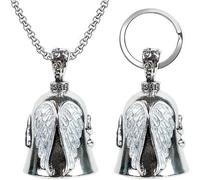 Cloche de Moto - Guardian Bell - Acier inoxydable - 2 pièces - Décoration et protection