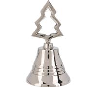 Cloche de Noël argentée 10cm, arbre