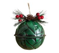 Cloche de Noël, décorations colorées cloches en métal cintre - décorations fonctionnelles pour la maison de soutien sur les seuils pour l'intérieur et l'extérieur