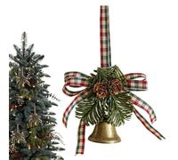 Cloche de Noël décorative, ornements de cloches de Noël | Crochet de porte Tinkle Bell Ornements de cloches de Noël - Grelot exquis décoration d'arbre cloches intérieures et extérieures