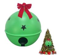 Cloche de Noël Gonflable Décor de fête et imperméable en PVC de 58 cm | Cloche de Noël Gonflable Géante pour Jardin, Extérieur, Cour, Porche, Pelouse, , Passage, Paysage, Fête