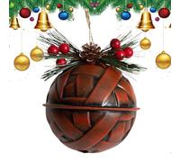 Cloche de Noël - Pendentif en métal coloré pour sapin - Décoration de Noël polyvalente pour rebords de fenêtre extérieurs, intérieurs, chambres à coucher, salon, vacances