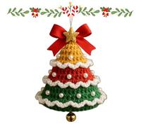 Cloche De Père Noël Tricot À Faire Soi-même, Accessoires De Père Noël Au Crochet, Jolie Cloche De Sapin De Noël, for Les Amateurs D'artisanat Et Les Festivals(1)
