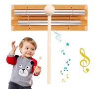 Cloche de pleine conscience - Carillon réactif en salle de vec résonance métallique | Outil sonore de méditation pour séances de yoga, rituel spirituel, entraînement au bureau