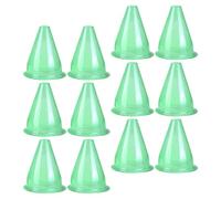Cloche de Protection pour Plantes Réutilisable 12 Pièces en Plastique | Couleur Vert Clair Translucide, Maintient Chaleur et Humidité, pour Pot et Jardin en Froid Intense