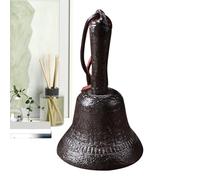 Cloche De Service,Cloche D'école en Fonte - Décoration Sonnette Vintage Portable pour Sonner Attirer L'attention Service,Cloches pour Classe Entrée Porte D'entrée