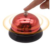 Cloche de Service | Service de Bar de Bureau Appelez la Cloche du dîner | Sonnette de Bureau Portable et Durable pour écoles, hôtels, comptoirs, Restaurants, Cuisines, Bureaux, Bars.