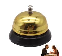 Cloche de service, sonnette d'appel de bureau en métal | Sonnette de réception portable, sonnette de bureau, sonnette de service de bureau pour bars, bureaux, hôtels, comptoirs, cuisines,