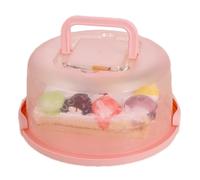 Cloche De Transport Gateau, 10 Pouces Boîte À Gâteau Transparente Ronde, Boîte À Gâteau Rond Et Plateau À Pâtisseries Rectangulaire Avec Fermetures De Sécurité, Déal Pour Pique-niques Et Fêtes
