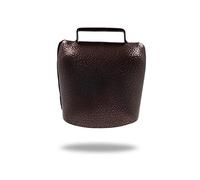 Cloche de Vache en métal de 9,4 cm avec poignée, Grande Cloche de Vache Qui Fait du Bruit, Clochette de Bienvenue à la Ferme, au Football, Lors d'événements Sportifs, Instruments de Musique