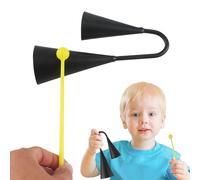Cloche de vache portable lumineuse - Instrument de vache - Résonance dynamique - Jouet Noisemaker pour l'apprentissage et l'éducation, la performance de la batterie, les voyages, l'extérieur