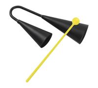 Cloche de vache portable lumineuse - Instrument de vache - Résonance dynamique - Jouet Noisemaker pour l'apprentissage et l'éducation, la performance de la batterie, les voyages, l'extérieur