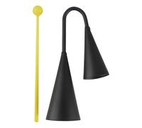 Cloche de vache pour batterie - Instrument de percussion traditionnel avec un bâton - Cloches à main pour différentes occasions telles que groupe, école, fête, église, performance sur scène, musique