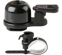 Cloche de vélo compacte M-Wave Bella SUPER-MINI laiton Ø 23 mm noir guidon