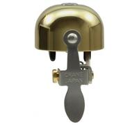 Cloche De Vélo Crane Bell Co. E-NE Couleur Or, Ø Barre: 22,2 Mm À 31,8 Mm, Rétro