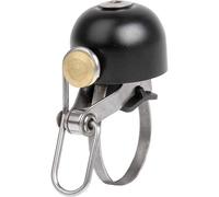Cloche de vélo M-WAVE BELLA C-YELL Mini noir cuivre Ø 30 mm guidon 22-40 mm