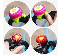 Cloche De Vélo Multicolore Pour Enfants, 1 Pièce, Fleur De Marguerite, Alarme Pour Guidon, Offre Spéciale