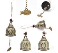 Cloche de Vent en Bronze 4cm Décoration Maison Chance