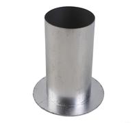 Cloche de vidange de sol en acier inoxydable, 102 x 120 mm, sortie d'eau de pluie pour la maison, le jardin, antirouille, montage de comptoir à haut débit, argenté