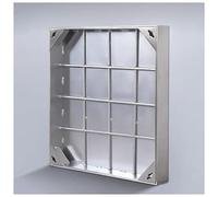 Cloche d'égout d'extérieur en acier inoxydable 304 avec crochet de levage 8 cm de hauteur 80 x 80 cm et design durable pour béton