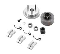 Cloche d'embrayage RC 14T, assemblage de volant d'engrenage, roulement de voiture 1/8 RC, chaussures, ressorts d'écrou, pièces, accessoires