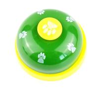 Cloche D'entraînement Durable pour Animaux de Compagnie, 2 Pièces, Cloche D'appel élégante pour Chiens et Chats, Communication à L'heure des Repas, Utilisation en Cuisine (Bleu et Vert)