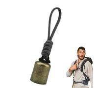 Cloche d'ours bruyante - Outil de plein air - Remorque de randonnée en métal - Pour escalade, camping, trekking, randonnée - Accessoire de sac multifonction pour voyageurs - Équipement de sécurité