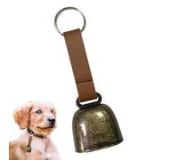 Cloche d'ours, cloches d'ours pour chiens - Cloche de randonnée en plein air - Corne d'ours en simili cuir pour effrayer les ours, équipement de randonnée, cloche antivol pour animaux de compagnie, po