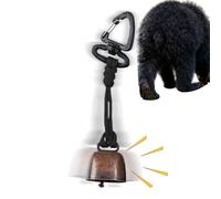 Cloche d'ours, outils de sécurité pour la pêche | Sonnette d'alarme pour randonneurs, propriétaires de chiens, voyageurs, randonnée, camping, voyage, parc national, faune sauvage, randonnée