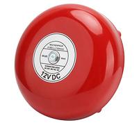 Cloche électrique, 6 Pouces, 95 DB, Type à Gâche Interne en Acier au Carbone, Bobine électromagnétique en Cuivre Pur avec Fond en Plastique pour Mur, Plafond (12V)