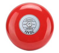 Cloche électrique, 6 Pouces, 95 DB, Type à Gâche Interne en Acier au Carbone, Bobine électromagnétique en Cuivre Pur avec Fond en Plastique pour Mur, Plafond (12V)