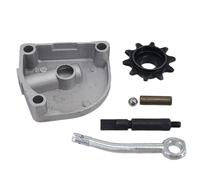 cloche embrayage Kit d'écrous d'arbre à cames, couvercle d'embrayage à 3 trous, bras d'embrayage adapté aux accessoires de vélo motorisé 80cc, pignon d'entraînement à 10 dents logement embrayage