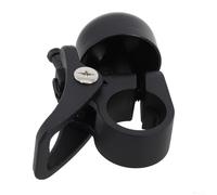 Cloche en acier inoxydable, couleur noire, 6 x 4 x 3 cm, 70 g, compatible avec les accessoires de scooter électrique, sonnerie, légère, portable, installation facile