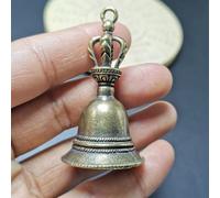 Cloche En Bronze Tibétain Rétro, Arrtisanat En Laiton, Pendentif De Clé De Voiture, En Forme De Goutte, Décoration De Maison, Cadeau À Faire Soi-Même
