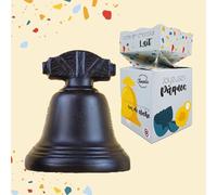 Cloche en chocolat noir 73% de cacao dans son coffret prêt à offrir - Chocolat paques artisanal Chocodic