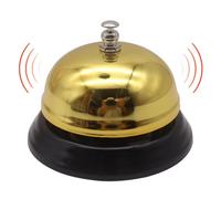 Cloche en Métal - Sonnette De Service De Bureau | Métal Cloche De Table | Sonnette D'appel De Bureau | Table D'appel De Espace De Travail | Clochette D'alerte De Cuisine pour Comptoirs