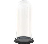 Cloche en verre Clayre & Eef Ø 17x26 cm MDF