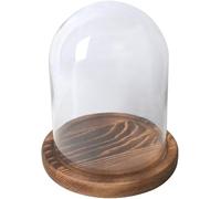 Cloche en verre, dôme d'affichage de pot de cloche, couvercle de dôme en verre transparent, 2 pièces de 5 cm ~ 10 cm de diamètre, dôme de pot de cloche de cloche en verre décoratif avec diamètre de pl