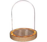Cloche en verre lumineuse 16,5 cm x Ø 12,5 cm - Graine Créative Transparent G