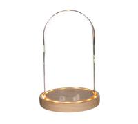 Cloche en verre lumineuse 21,5 cm x Ø 14 cm
