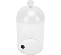 Cloche fumeur Couvercle de dôme pour boissons alimentaires en acrylique transparent Accessoire fumeur pour cocktail 24 cm