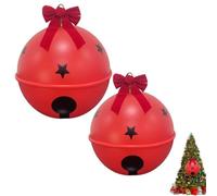 Cloche Gonflable De Noël Décoration Imperméable De Cour 23 Pouces | Cloche De Noël Gonflable De 23 Pouces Avec Arc. Décoration De Cour En PVC Imperméable Pour Exposition De Vacances En Plein