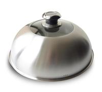 Cloche de cuisson en inox avec thermomètre (? 33 cm)