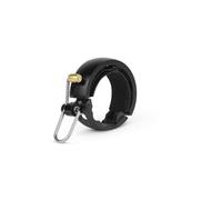 Knog Anneau de klaxon d'alarme de sécurité pour guidon de vélo de vélo de luxe Oi 23.8-31.8mm, noir, grand